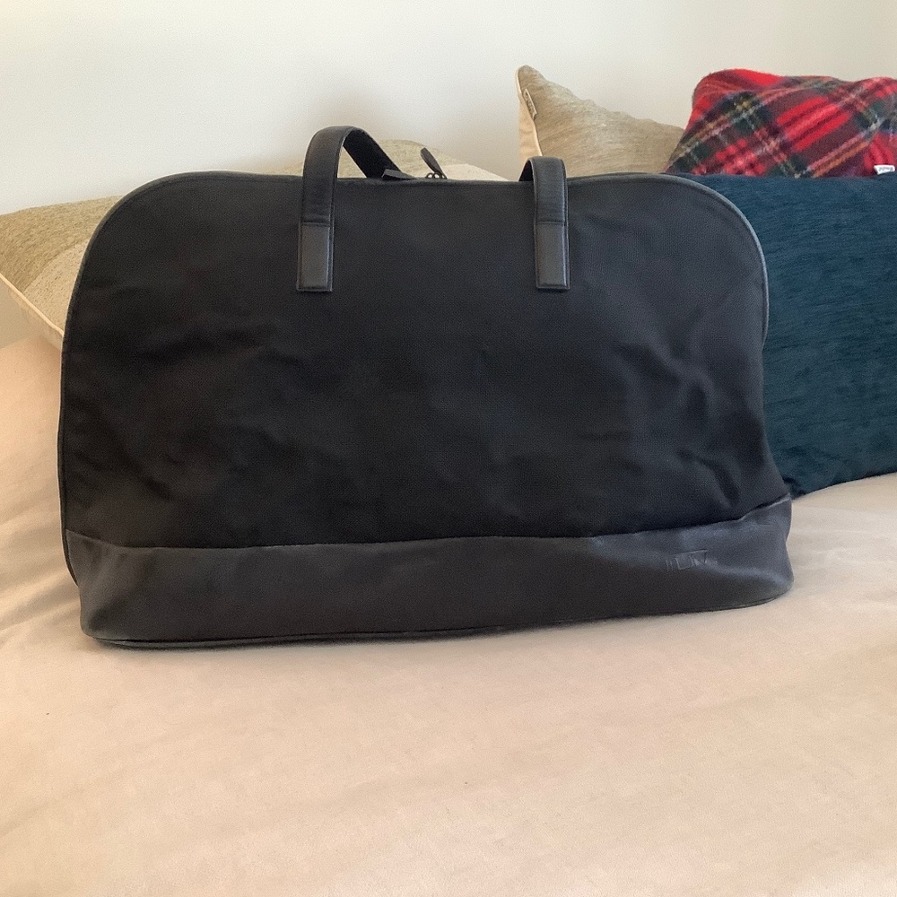 Tumi Weekender Tote Black Ballistic Nylon and Leather handles